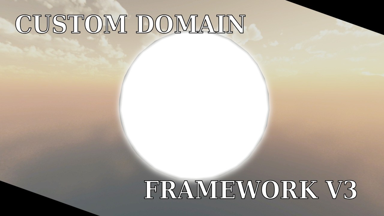 [JJS] CUSTOM DOMAIN FRAMEWORK V3