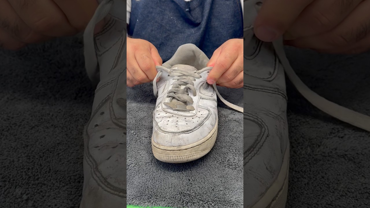 How to turn your beaters into some heaters🔥 #shoedoc #shoelada #shoecleaner #150bucks #airforce1