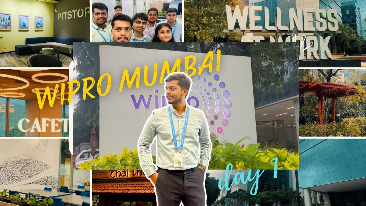 WIPRO MUMBAI 1ST DAY ❤️ | Airoli Campus, Navi Mumbai | Airoli Mindspace Business park