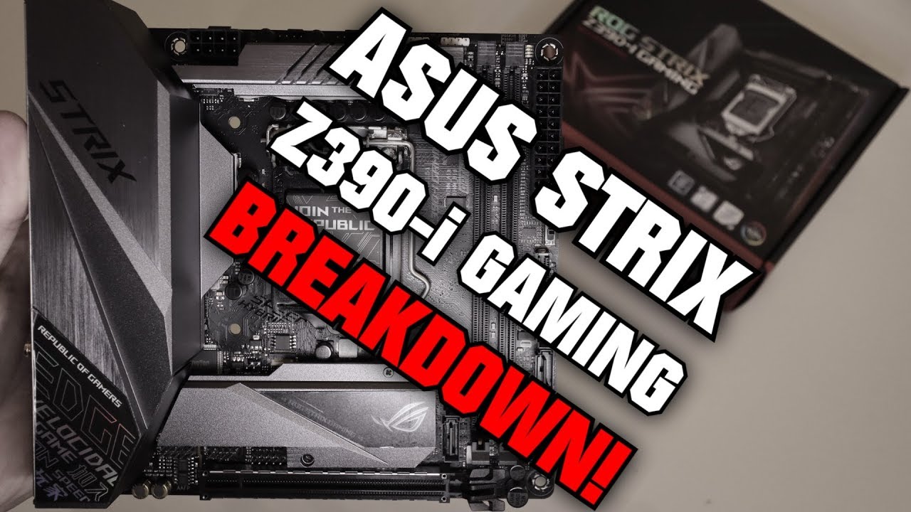 Gigantisches ITX Board! Asus Z390-i Breakdown!