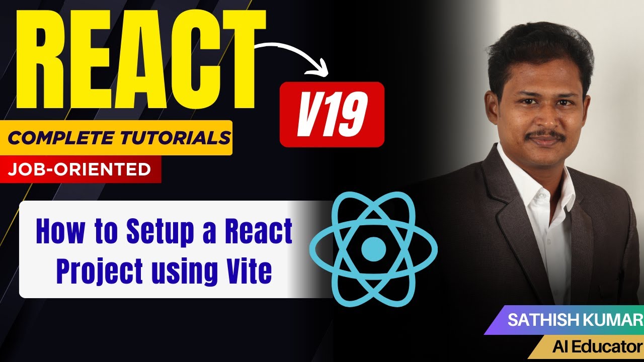How to Create a React Project using Vite | Start Coding in Minutes | #maanavanupskills | Tamil