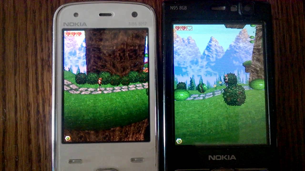 Pandemonium S60 on N95 8GB vs N86 8MP