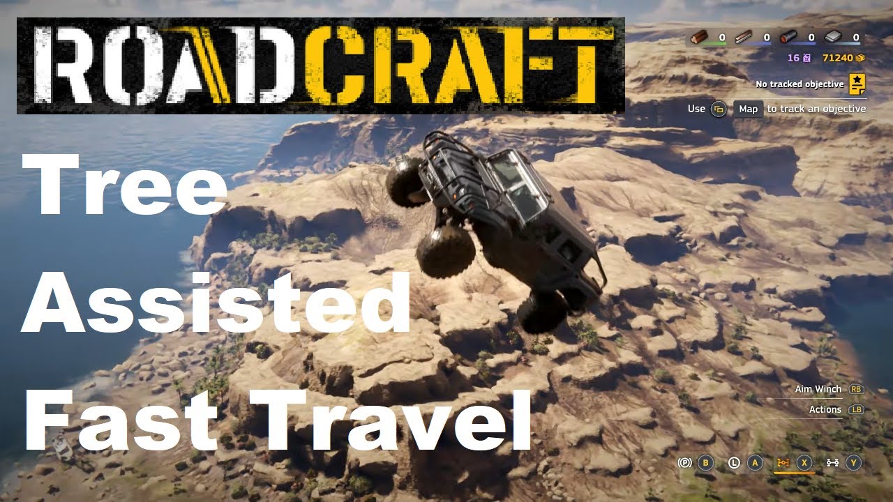 RoadCraft tree assisted fast travel