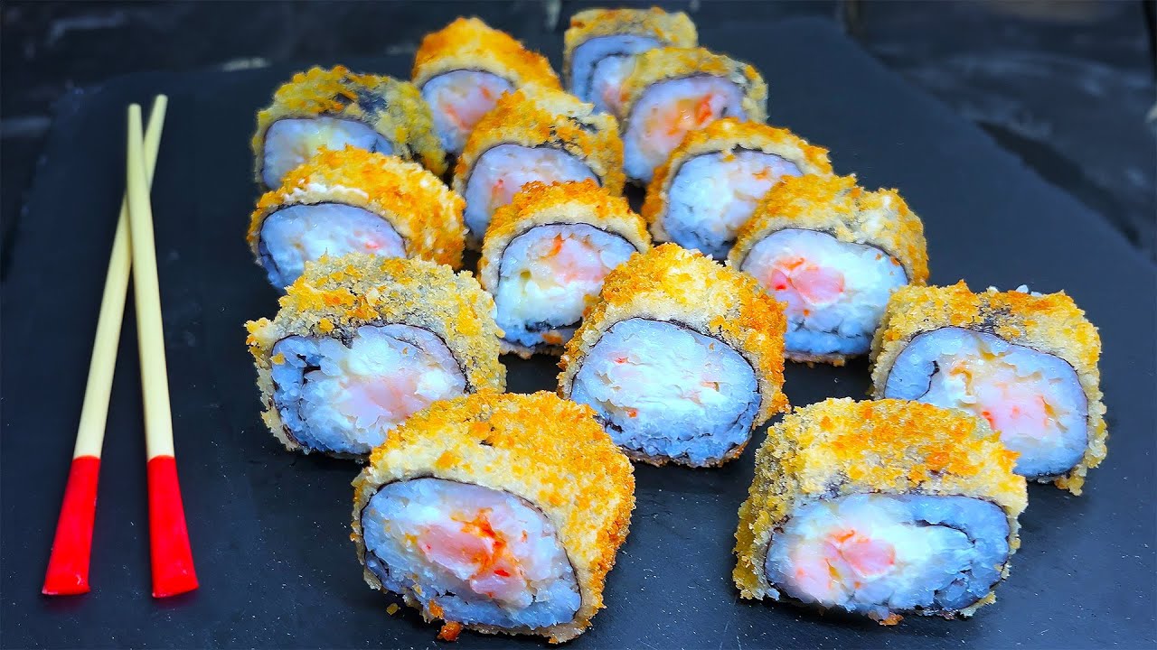 Sushi rulouri tempura cu creveti - Gustos Rapid