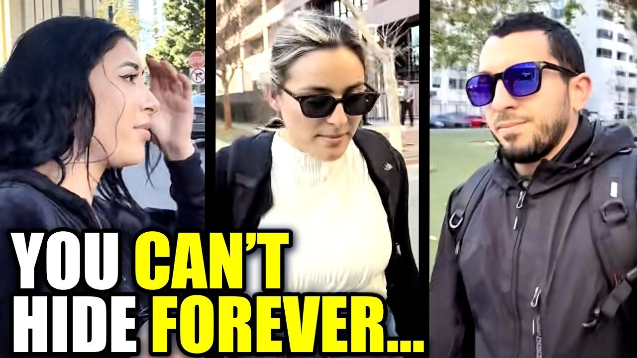 Предполагаемые агенты ICE впадают в панику, когда их замечает на публике этот активист.