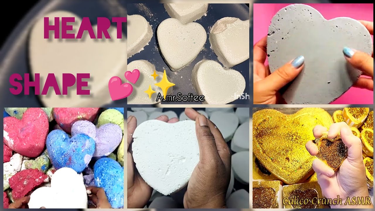 🎀✨SHAPE SERIES: HEART CHALK CRUSHING (pt.2) AND COLLAB WITH MY FRIEND @CrunchyEdits-n7x 🎀 