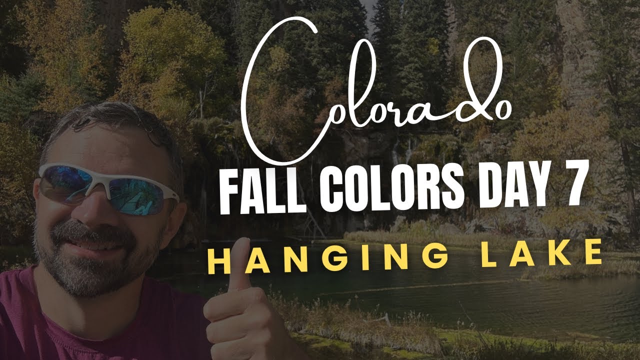 Colorado Fall Colors, Day 7, hiking to Hanging Lake. 