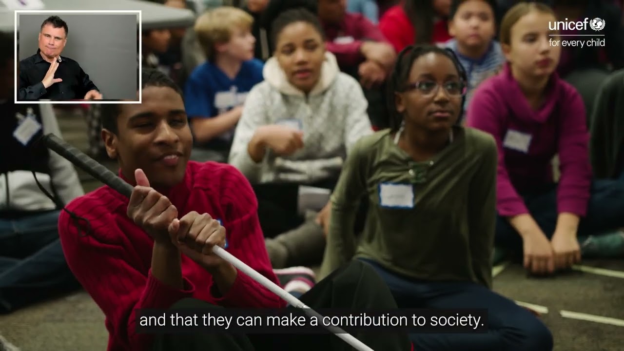 UNICEF Disability Inclusion Frontline Workers Training: Module 4 - Participation (AD)