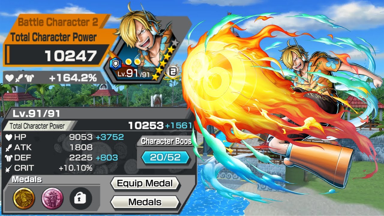 OPBR | ون بيس باونتي راش | سانجي الطباخ صامد 💪💢