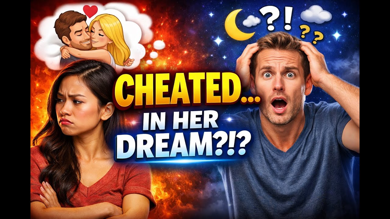 You cheated on me!! In a dream.