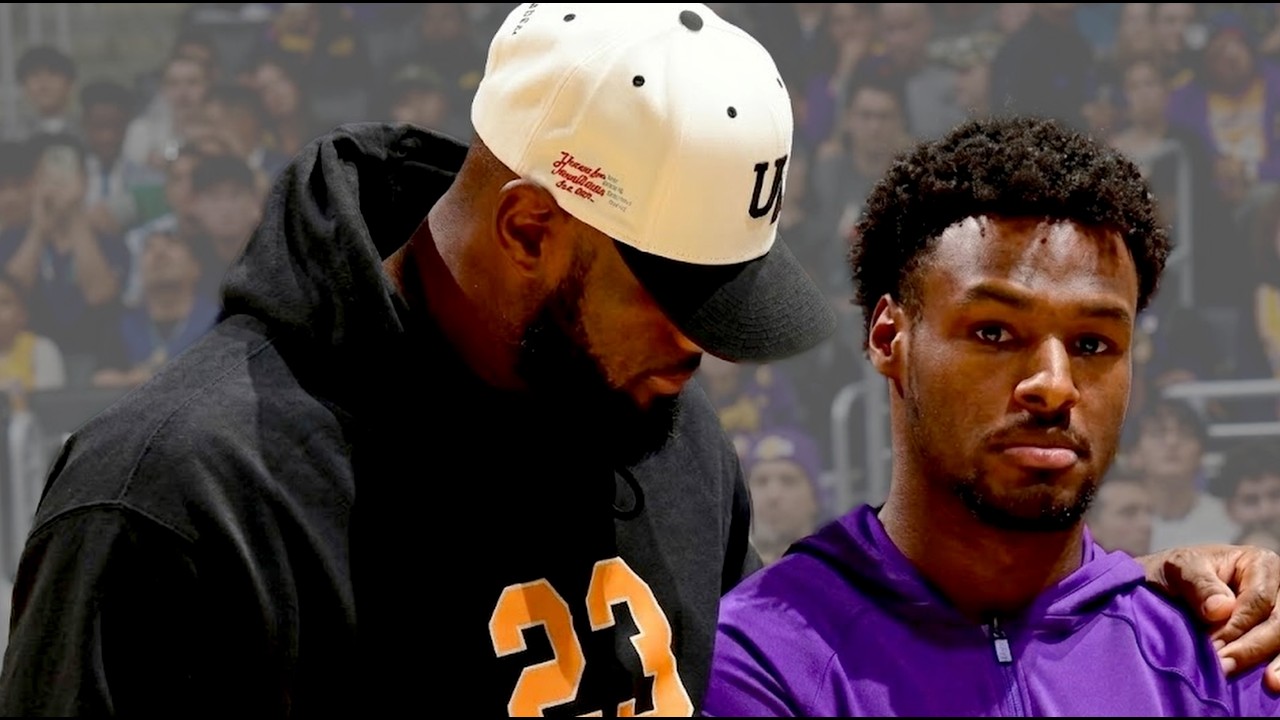 This Bronny James and LeBron SH*T is CRAZY!