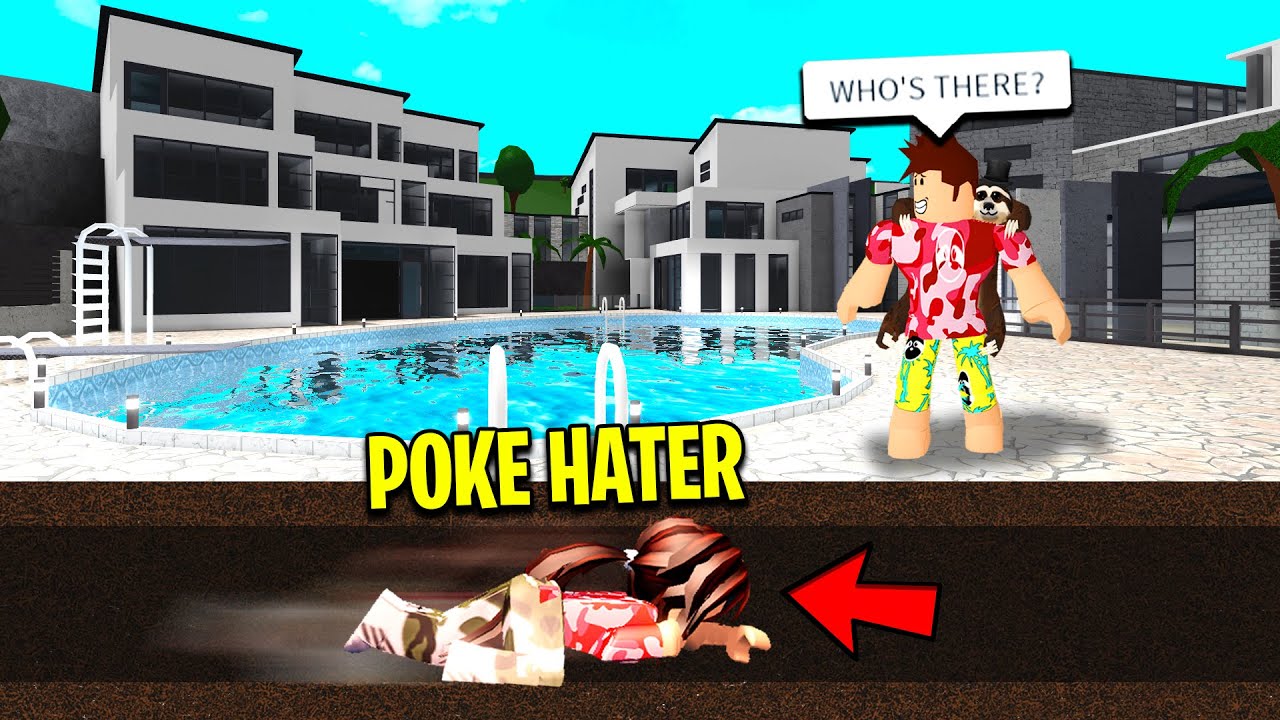 POKE STALKER Broke Into My NEW MANSION During My Video! (Roblox)