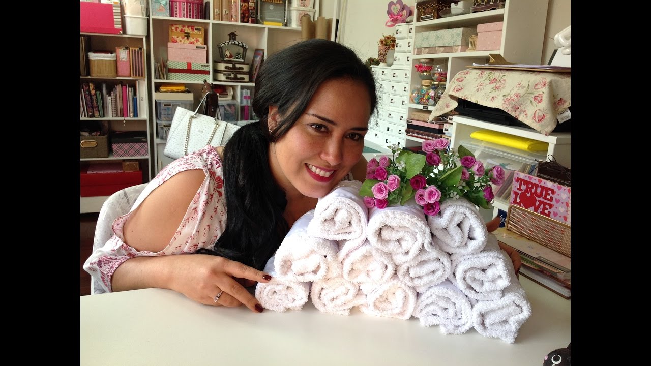 DIY 🏠CÓMO hacer TOALLAS de baño FÁCIL y RÁPIDO💕