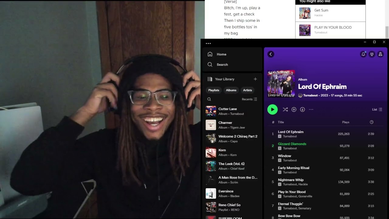Turnabout - LORD OF EPHRAIM REACTION