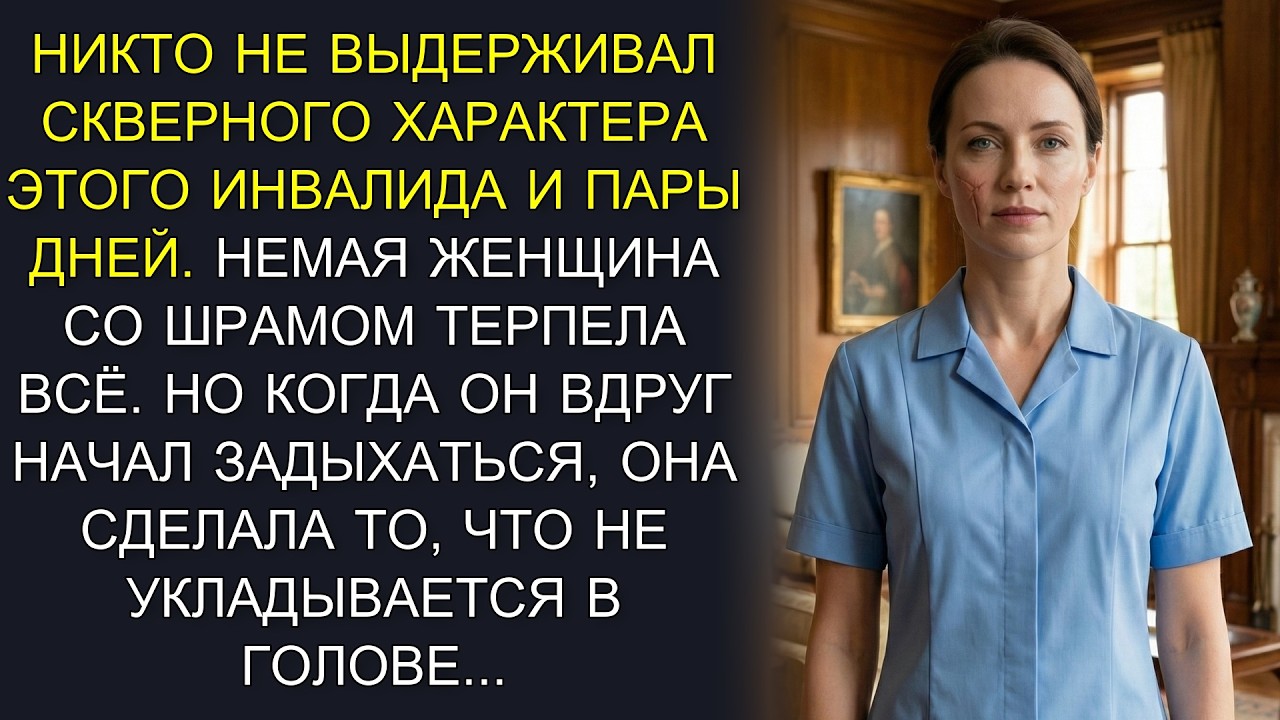 Выйдя по УДО со шрамом на пол лица, ХИРУРГ устроилась сиделкой к богачу, который ее посадил Расплата