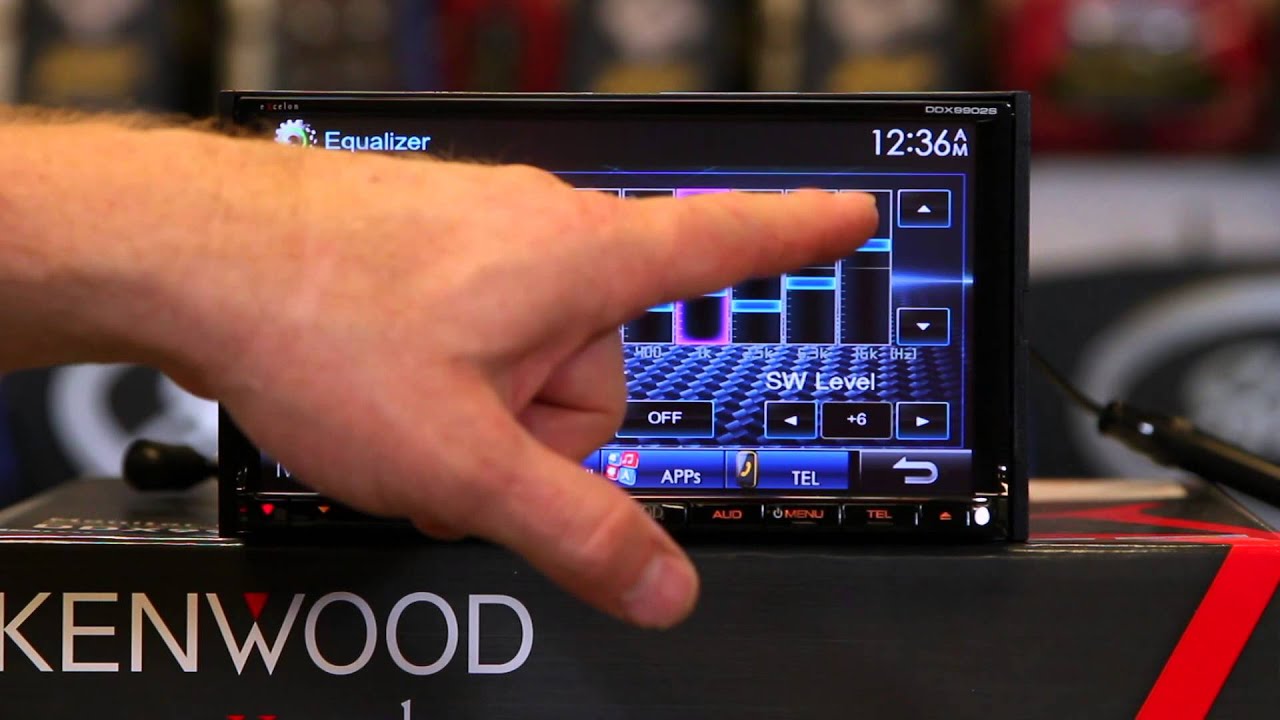 How to use sound settings and EQ on Kenwood's DDX9902S  multimedia radio