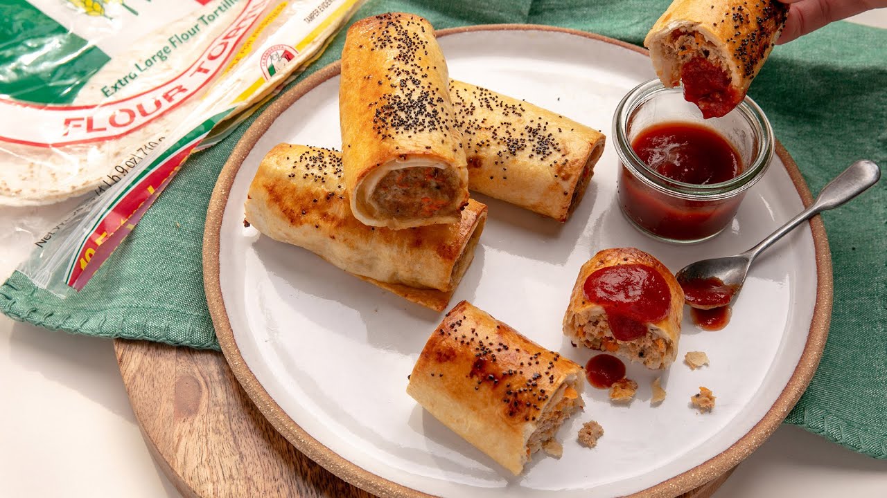 Tortilla Sausage Rolls