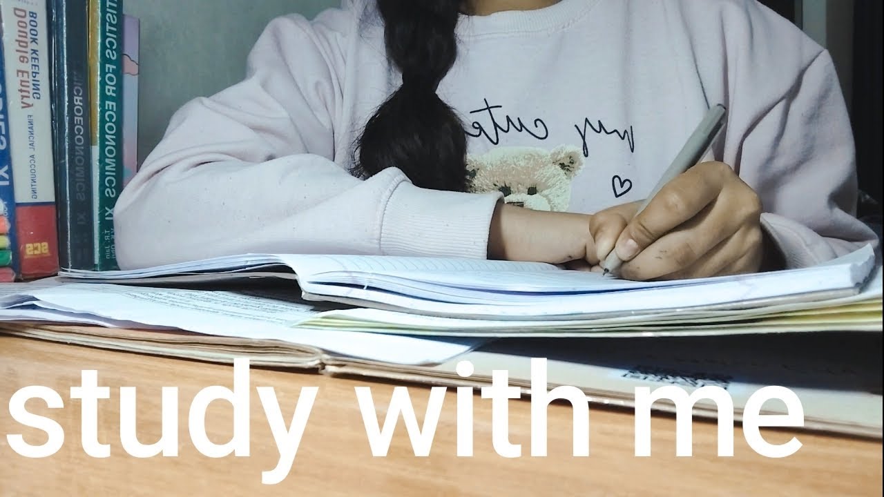1 hour study with me | background noise, no music, real time