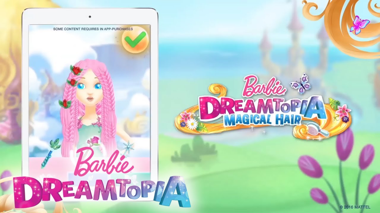 Barbie Dreamtopia Magical Hair App | @Barbie