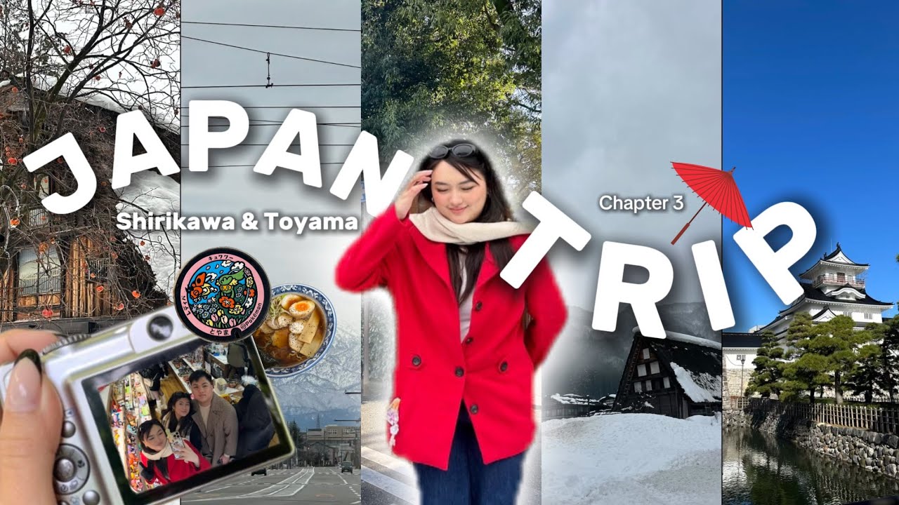 A Rainy Day in Shirakawa + New Year walks in Toyama ll Japan Trip