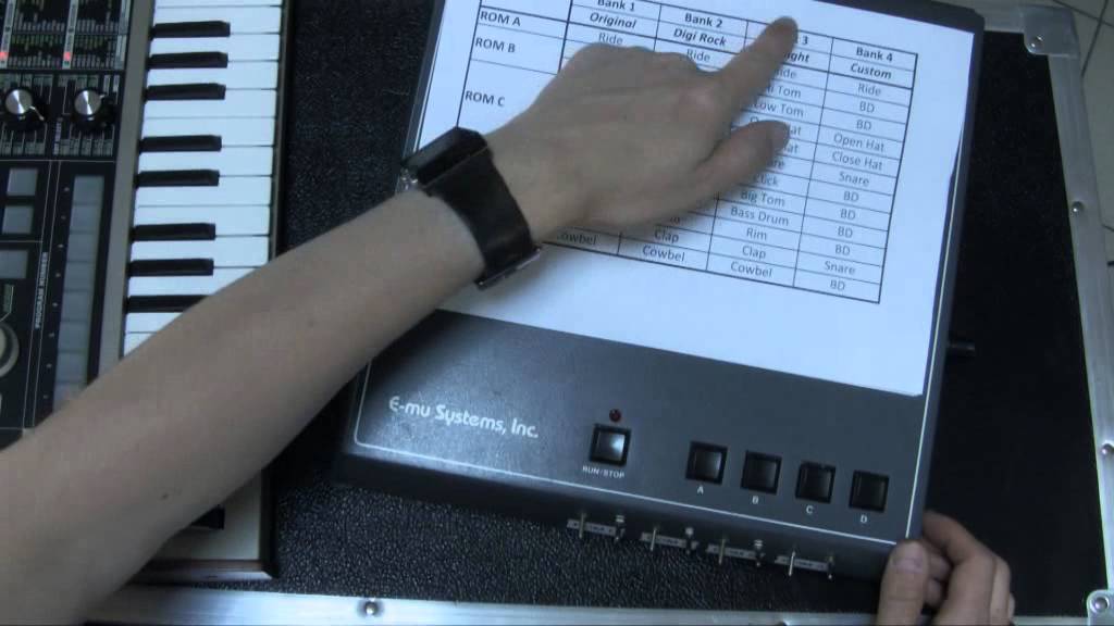 EMU Drumulator Expanded with EPROM set and MIDI kit