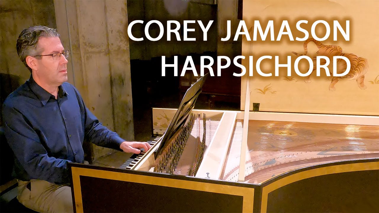 Corey Jamason, harpsichord • ABS Artist Profile • Bach: Capriccio in B flat Major •  4K