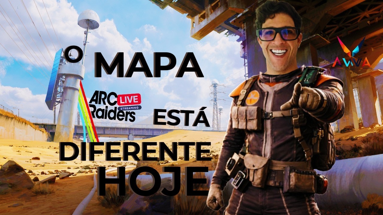 ARC RAIDER'S...🗺️O MAPA🗺️ESTÁ DIFERENTE HOJE:ESTARÁ💱EM PROL💱OU🚯CONTRA🚯RAIDERS.🏆EM BUSCA DOS 500⚡