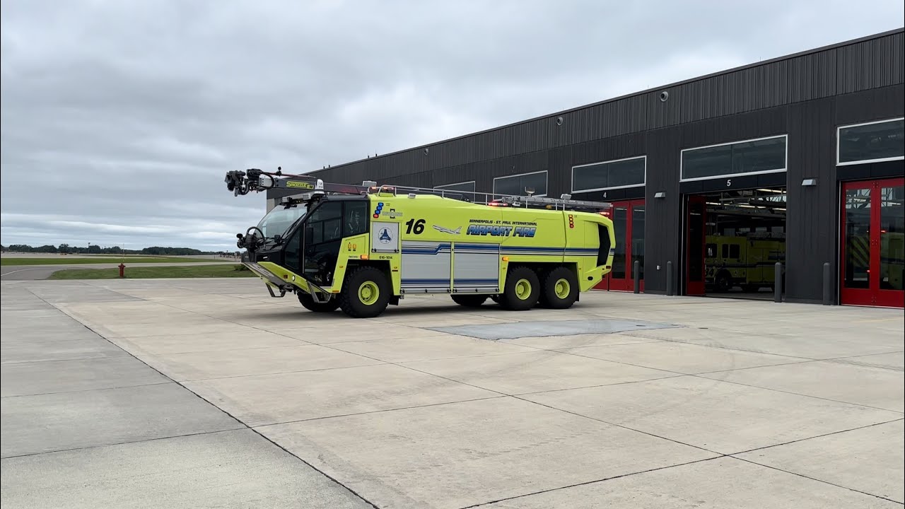 MSP Airport FD Crash 16 Responding 5/17/25