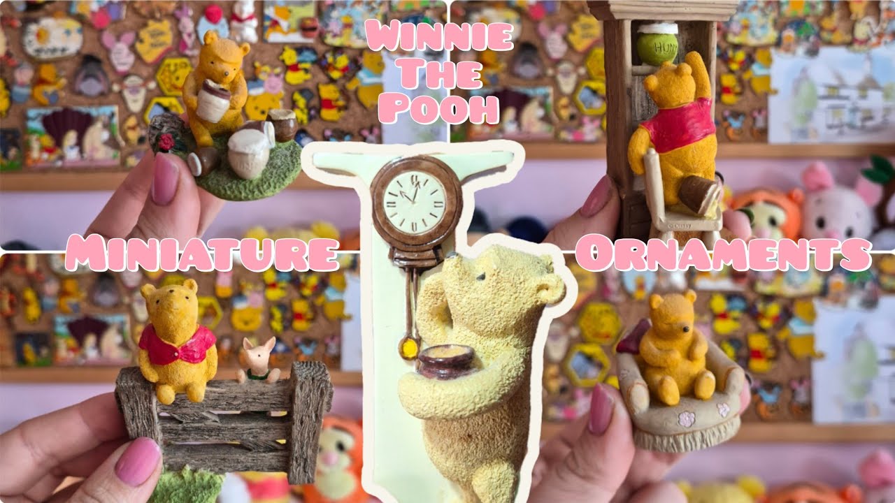 Winnie The Pooh Miniature Ornament Collection 🧸💛| Preloved Finds