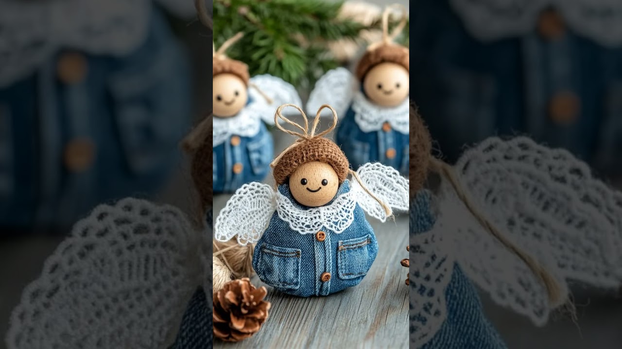 25 Creative Christmas Crafts Using Upcycled Jeans For Unique Decorations