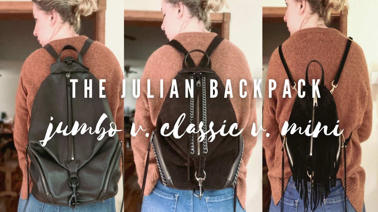 The Julian Backpack | the ultimate comparison | jumbo v. classic v. mini - which is best for you?!