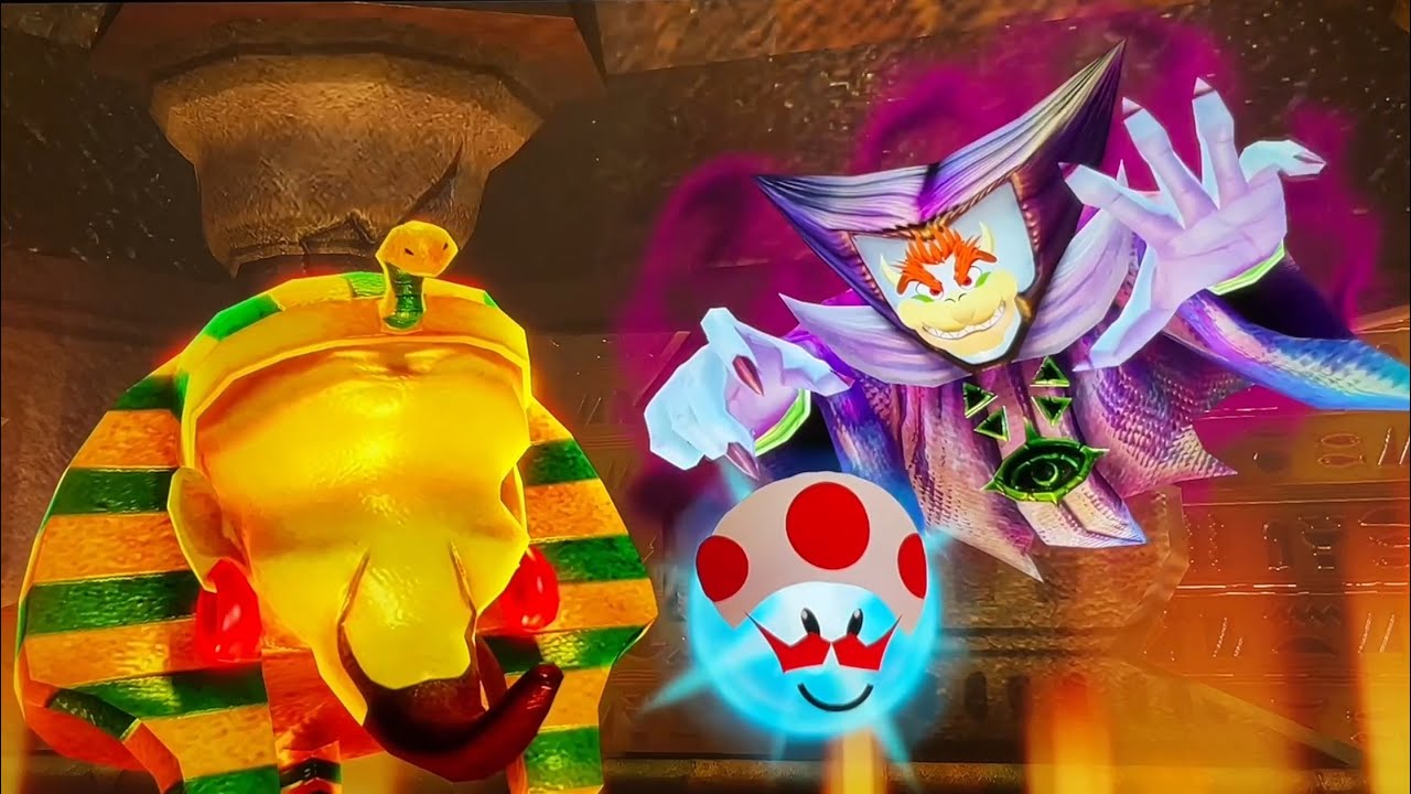 Super Mario Topia (Miitopia) Boss 13 - Pharaoh Mushroom Genie