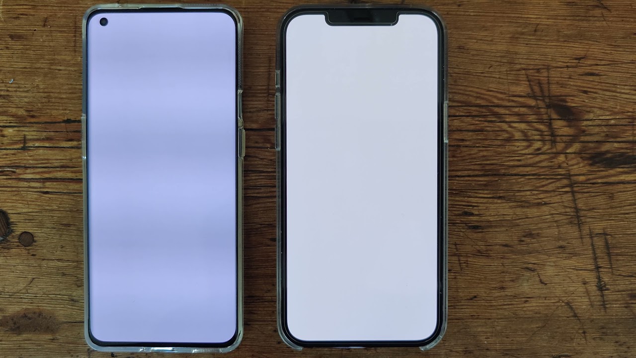 OnePlus 9 Pro PWM flicker(Causes headache), left VS iPhone 12 Pro Max, right