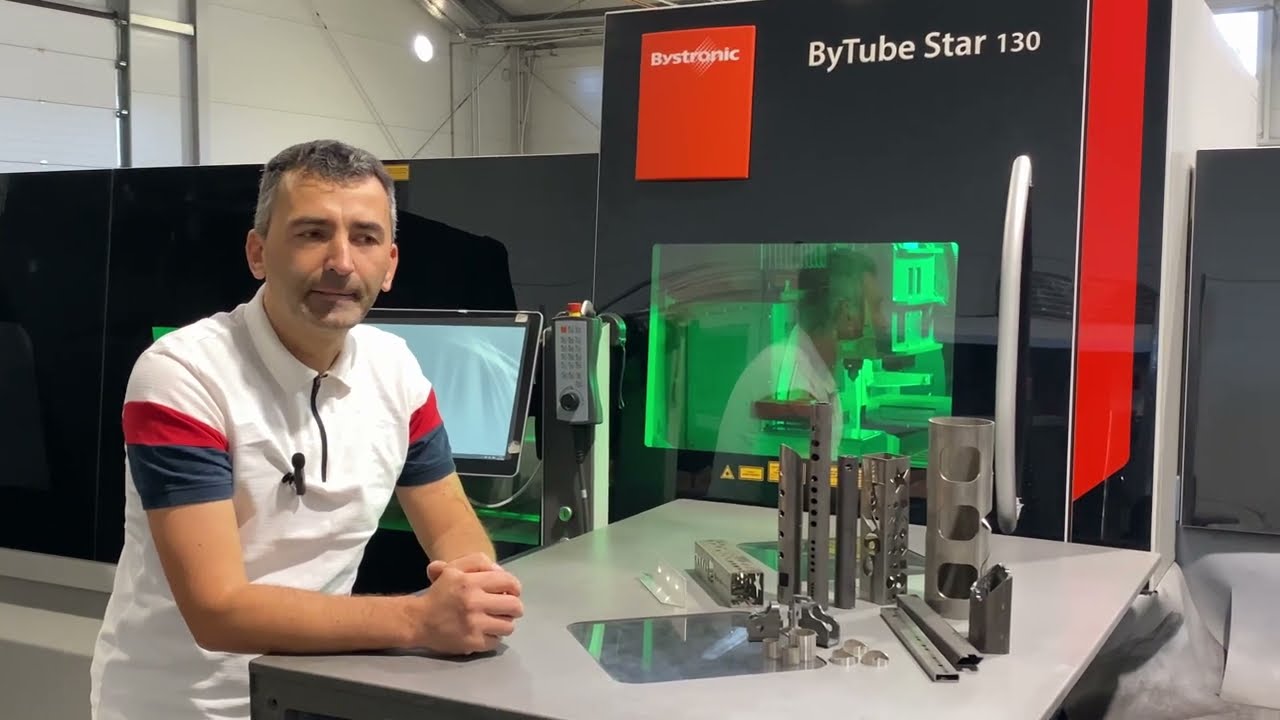 Cięcie profili zamkniętych - prezentacja maszyny Bystronic ByTube Laser 130 for valortti