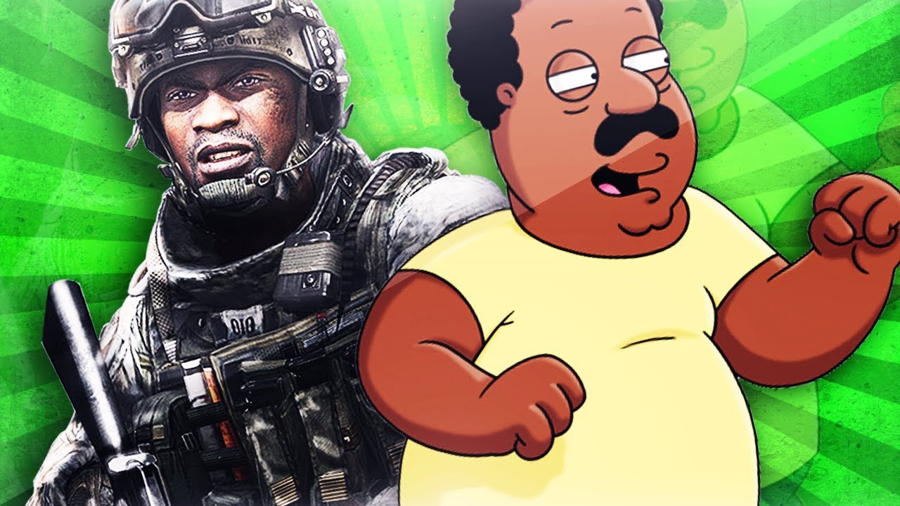 Cleveland Brown Trolling in Black Ops 2 - Family Guy BO2 Troll