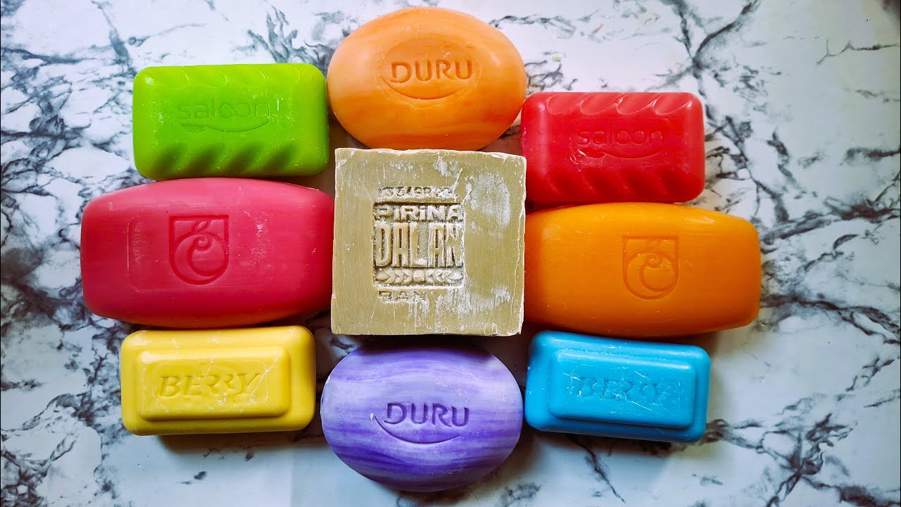 ASMR / COLORFUL DRY SOAP CUTTING / SOAP CARVING / Резка сухого мыла.