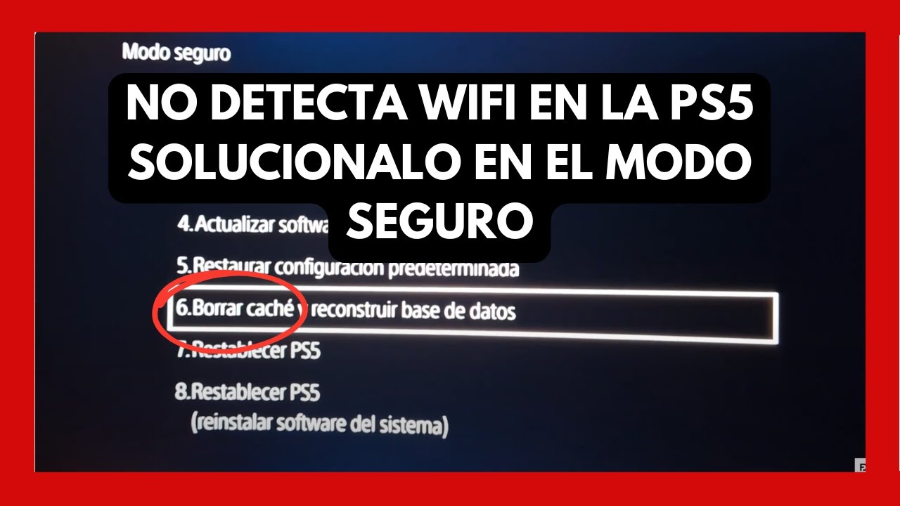 No detecta red WIFI de PS5 2026 Problemas de CONEXION A INTERNET PlayStation 5