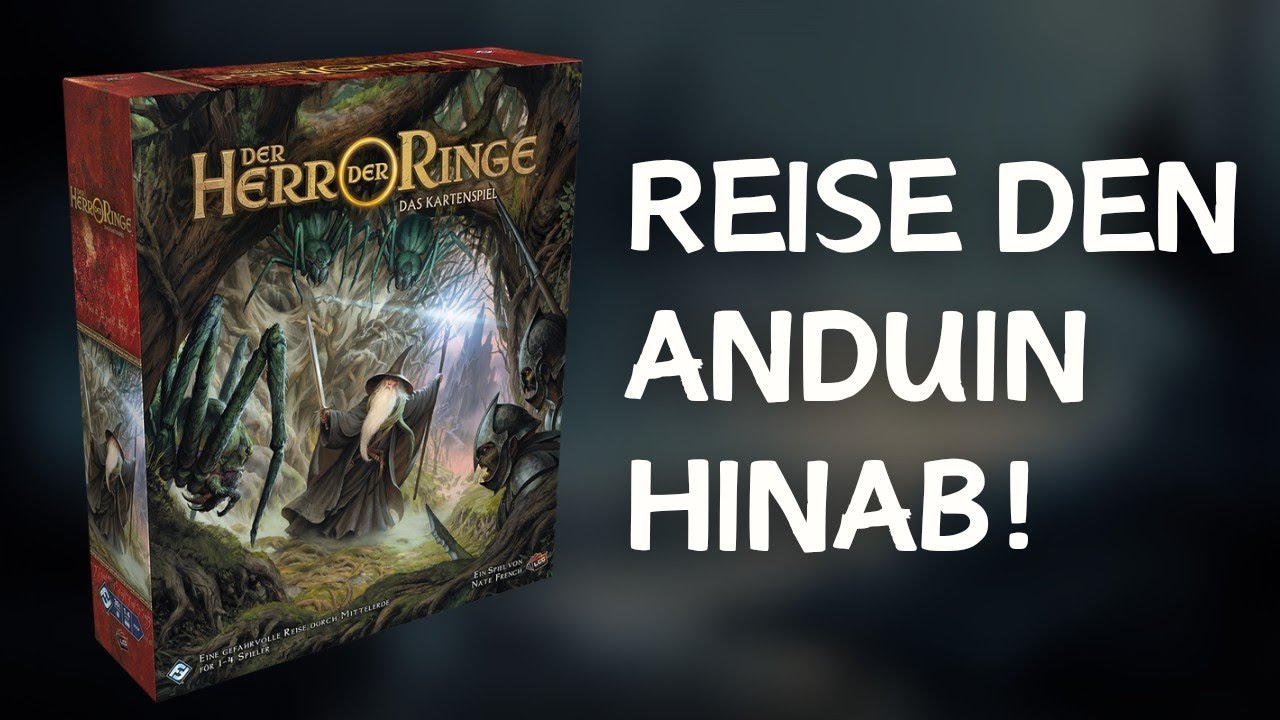 Herr der Ringe Das Kartenspiel | Reise den Anduin hinab | Let's Play | Solo Playthrough Grundspiel