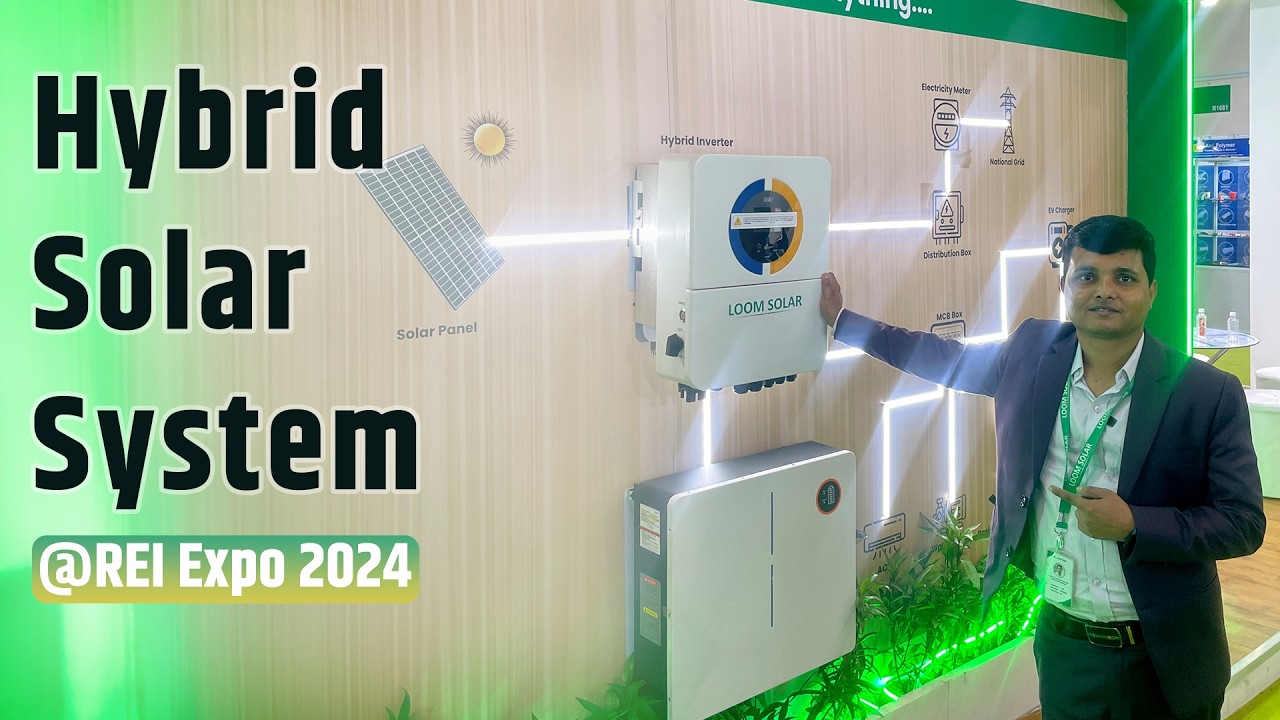 Hybrid Solar System क्या है? यह कितने घंटे में चार्ज और डिस्चार्ज होता है? इसकी कीमत कितनी है? #REI