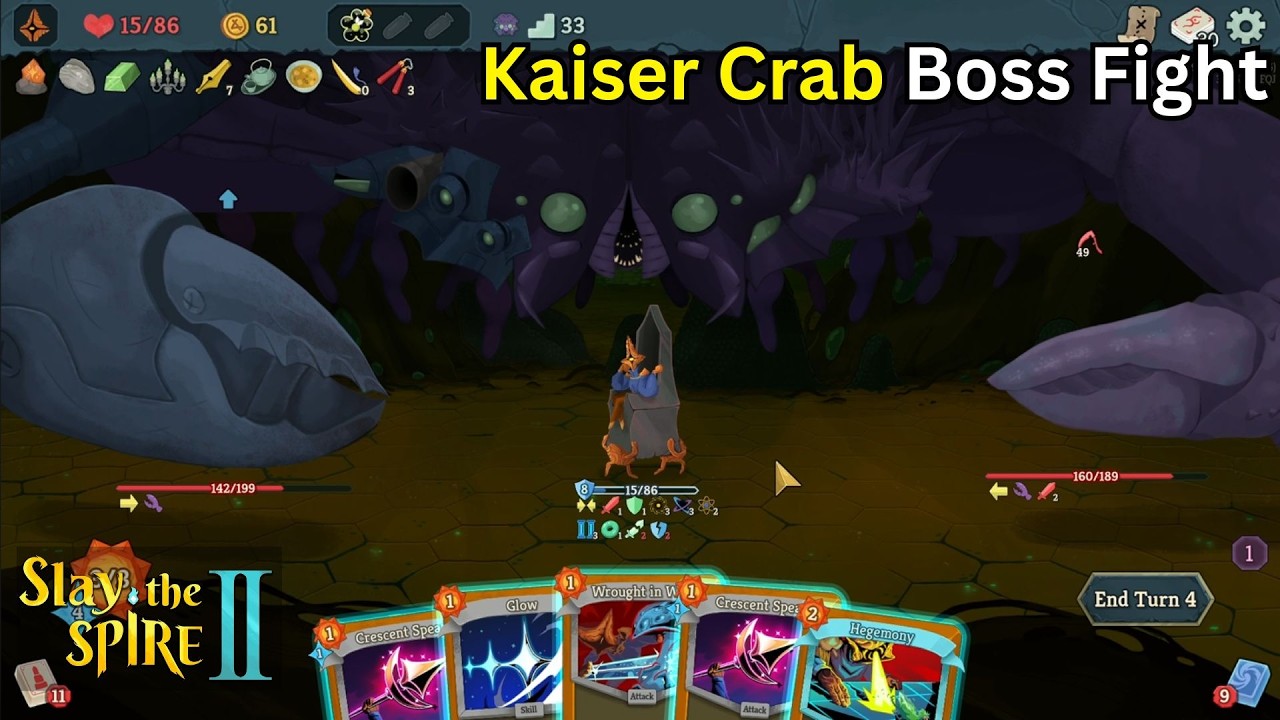 Slay the Spire 2 - Kaiser Crab Boss Fight (Act 2)