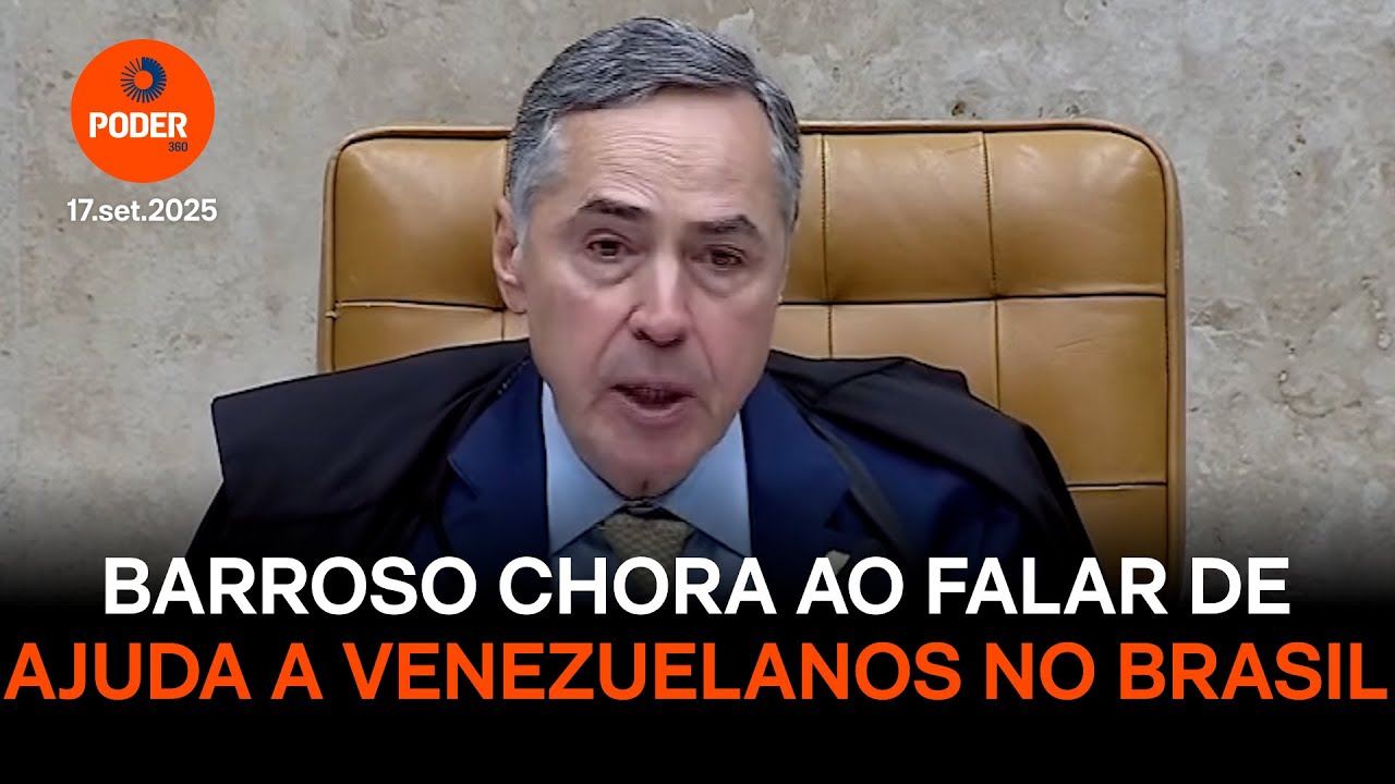 Barroso chora ao falar de ajuda a venezuelanos no Brasil