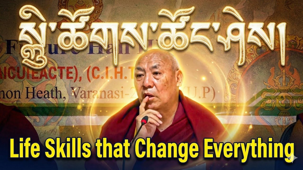 སྤྱི་ཚོགས་ཚོར་ཤེས། དགེ་བཤེས་ལྷག་རྡོར། – Life Skills that Change Everything
