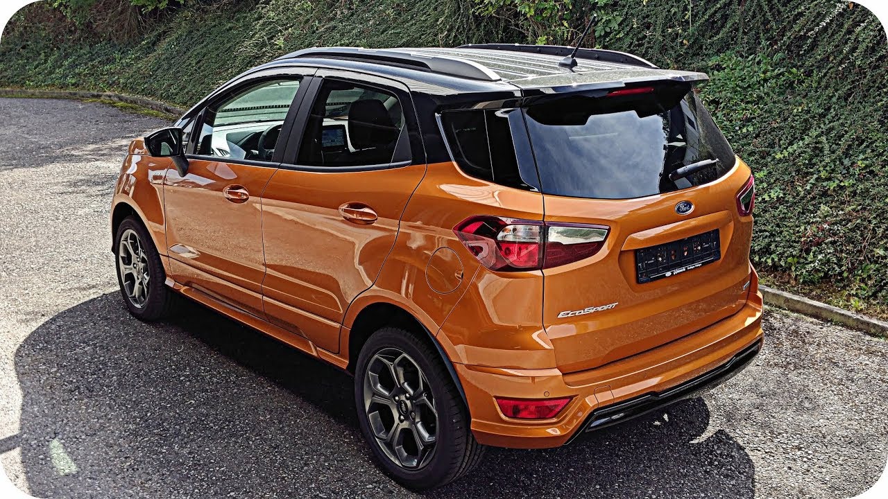2018 Ford EcoSport ST-Line Calypso Orange Interior|Exterior