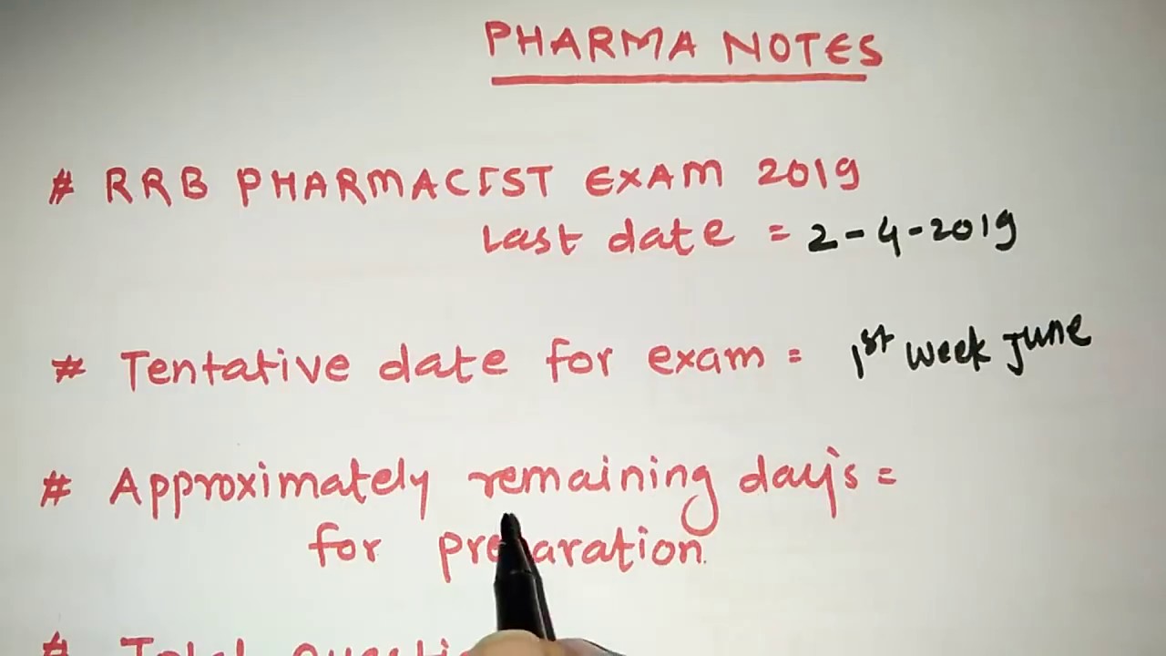 SYLLABUS | STRATEGY | PREPARATION | RRB PHARMACIST EXAM | PART-16