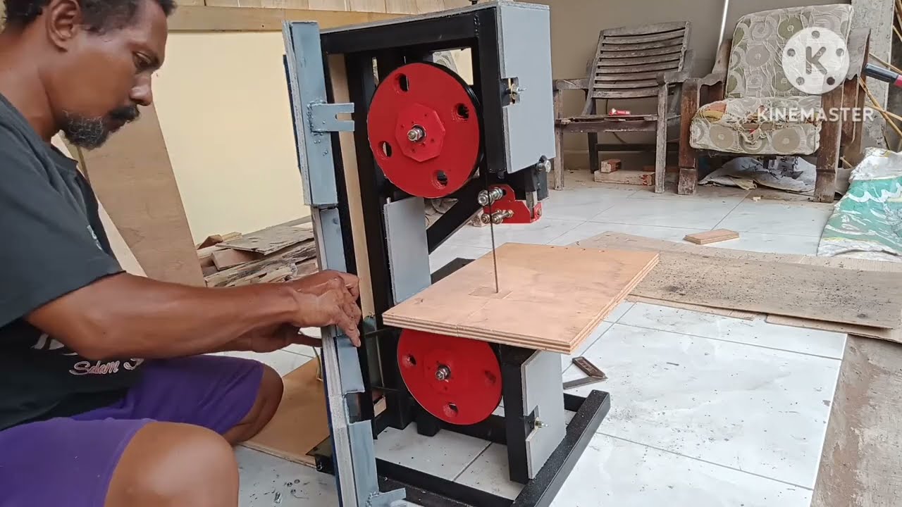 HOW TO MAKE SIMPLE BANDSAW 8 INCH PESANAN BANTEN