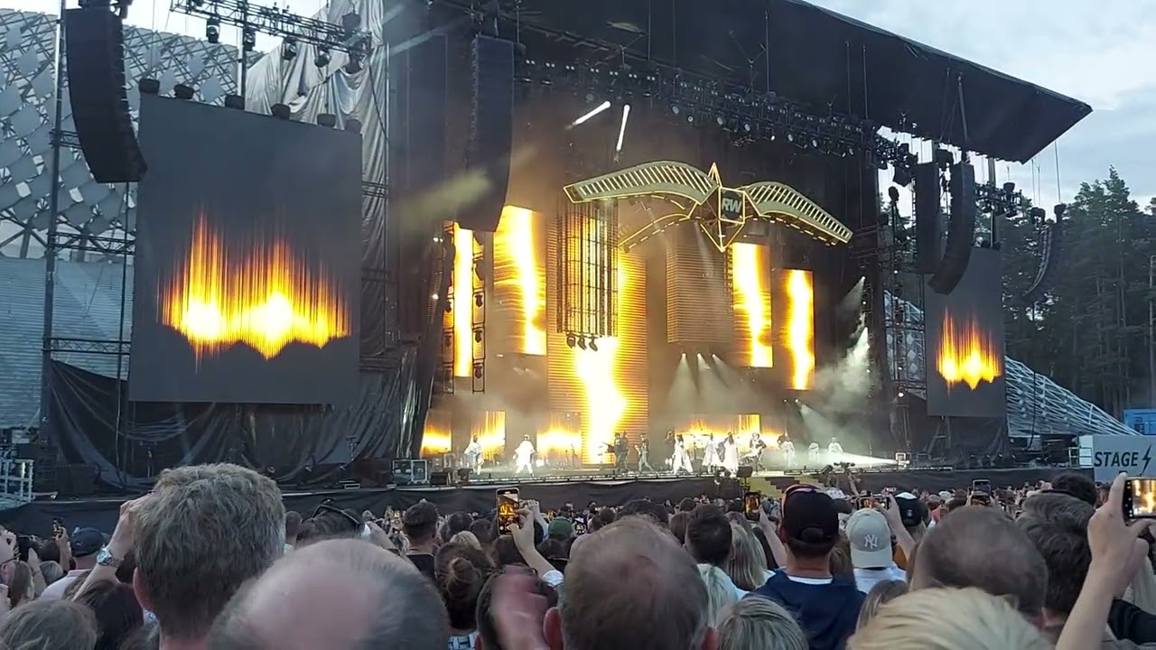 Robbie Williams, Riga, Latvia, 03.08.2025.