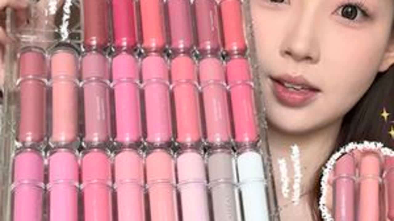菲丽菲拉冰糖2.0全上嘴试色 20支！#韩系唇釉 #韩女唇釉 #彩妆新品