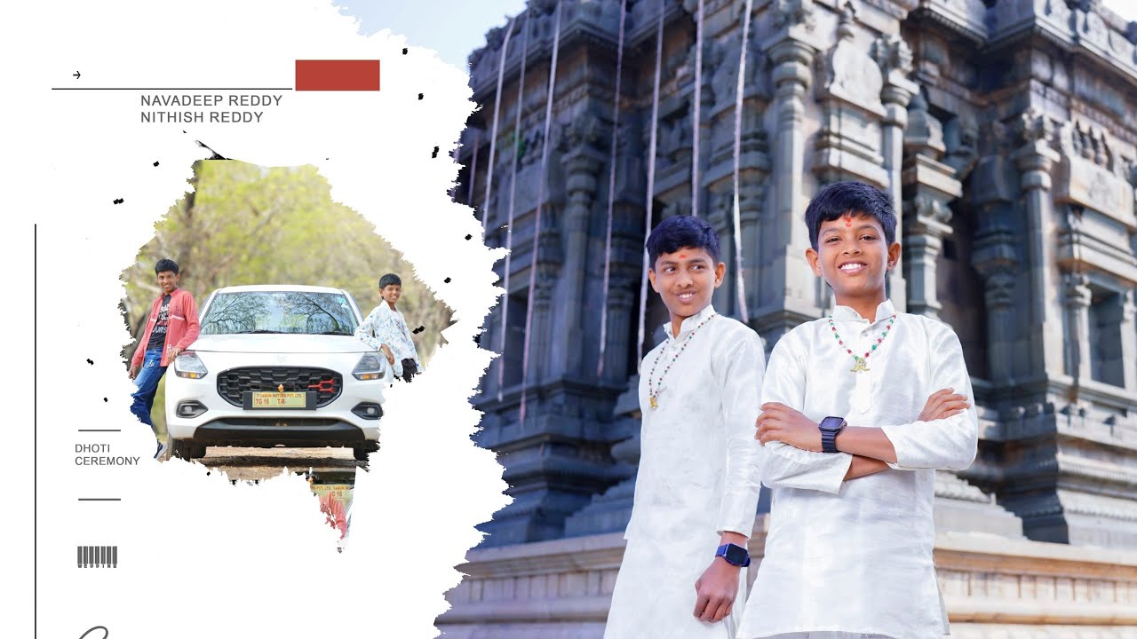 Navadeep Reddy&Nithish Reddy Dhoti cremaney 