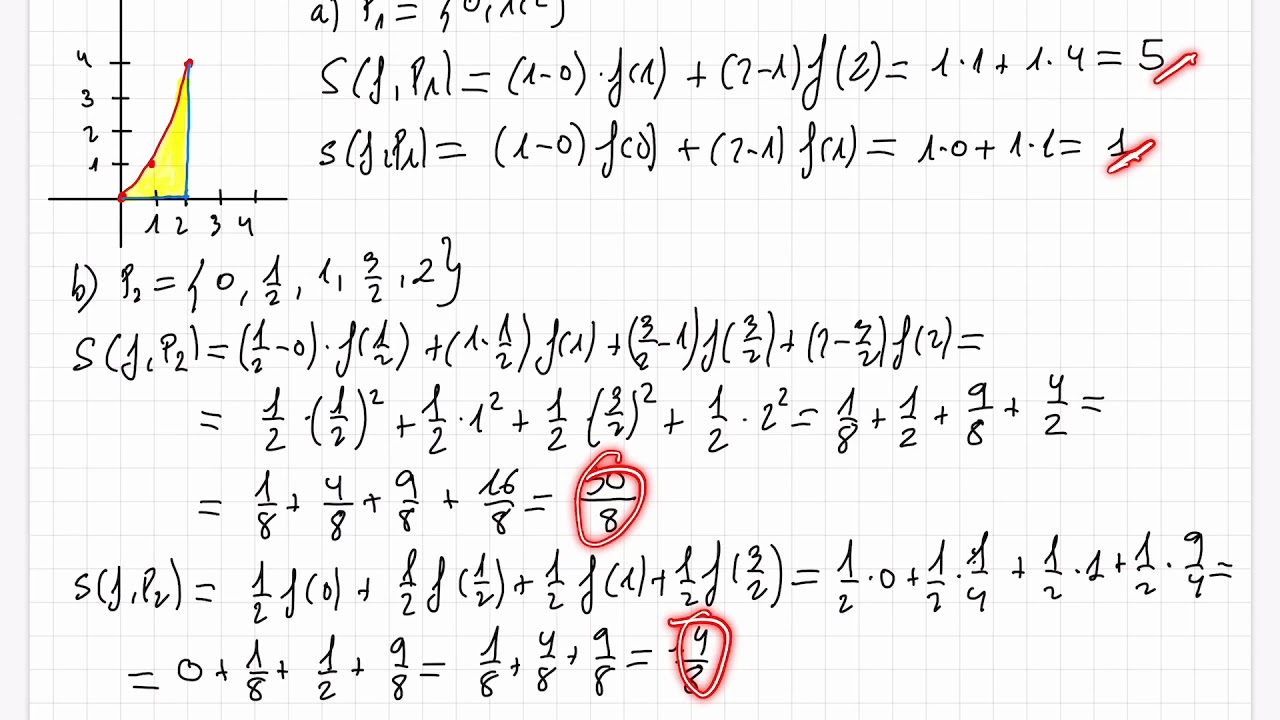 Integral definida #01: Sumas superiores e inferiores.  Funciones integrables