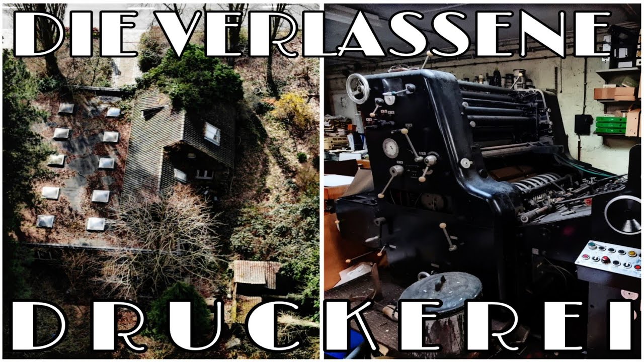 Die verlassene Druckerei - Lost Place